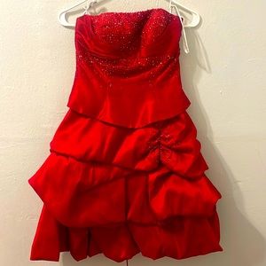 Red fancy dress